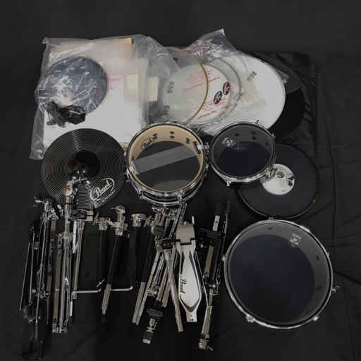 Pearl パール RHYTHM TRAVELER リズムトラベラー ブラックボックス ミニドラム ケース付属